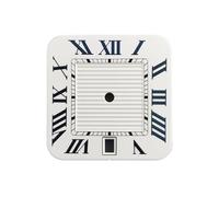 Saharuse Caja Cuadrada Retro a Rayas con Placa Interior de Esfera, Adecuada for Reparar Accesorios Reloj Movimiento NH35/NH36, 1 ud(1)