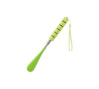 Saharuse Cuerno Telescópico for Zapatos, Mango Largo De 30cm-71cm, Longitud Ajustable Acero Inoxidable, 1/2 Uds(Green)