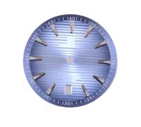 Saharuse Esfera de Reloj Luminosa Verde, 33,5mm, Compatible con Movimiento NH35, Piezas Calendario a Las 6 en Punto, 1 ud(C)