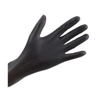Saharuse Guantes De Nitrilo Alta Resistencia, Desechables Extra Gruesos 8Mil for Mecánico, for El Hogar Y Jardín, Con Agarre Texturizado, Trabajo Seguridad Antideslizante(Black- 30pcs,XL)