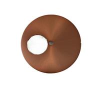 Saharuse Reloj Elegante en Blanco con Esfera de 30,5mm, patrón Sol Calado, Ajuste Literal for Pieza Movimiento NH38, 1 ud(Coffee)