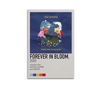 SAHDU I REWNRN Forever In Bloom - Pósteres de vacaciones estéticos para pared, pintura decorativa, lienzo vintage para sala de estar, dormitorio, 30 x 45 cm, estilo sin marco