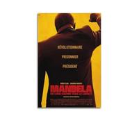 SAHDU I REWNRN Mandela - Póster estético de pared con texto en inglés "Long Walk to Freedom" (30 x 45 cm), lienzo vintage para sala de estar, dormitorio, 30 x 45 cm, estilo sin marco
