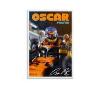 SAHDU I REWNRN Óscar Piastri - Póster estético decorativo para pared, lienzo vintage para sala de estar, dormitorio, 50 x 75 cm, estilo sin marco