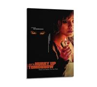 SAHDU I REWNRN Póster decorativo de pared de Hurry Up Tomorrow, lienzo vintage para sala de estar, dormitorio, 50 x 75 cm, estilo marco