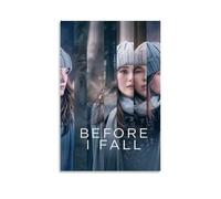 SAHDU I REWNRN Póster estético de película Before I Fall para pared, pintura decorativa, lienzo vintage para sala de estar, dormitorio, 30 x 45 cm, estilo sin marco