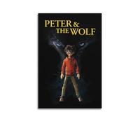 SAHDU I REWNRN Póster estético de Peter & The Wolf, pintura decorativa para pared, lienzo vintage para sala de estar, dormitorio, 50 x 75 cm, estilo sin marco
