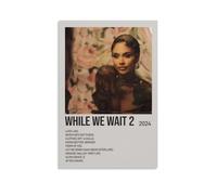 SAHDU I REWNRN WHILE WE WAIT - Pósteres estéticos para pared, pintura decorativa, lienzo vintage para sala de estar, dormitorio, 30 x 45 cm, estilo sin marco