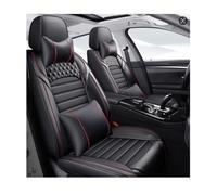 SAHFEE Fundas de asiento de coche universales para Kia All Models Ceed Sportage Sorento Rio Optima Cerato K2 K3 K4 K5 Accesorios de coche, línea negra y roja Deluxe