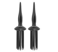Sahgsa 2 PCS Peine de Rollo Rizado - 17 Dientes Redondeados con Puntiaguda | Herramienta de Peinado de Cabello Esponjoso para Rizos y Volumen