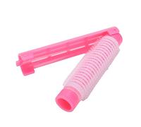 Sahgsa 20 varillas de permanente, rizador de pelo suave, sin daños en el cabello, simple, no es necesario, diseño de cerradura de felpa, resina de plástico segura para mujeres y