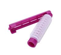 Sahgsa 20 varillas de permanente, rizador de pelo suave, sin daños en el cabello, simple, no es necesario, diseño de cerradura de felpa, resina de plástico segura para mujeres y