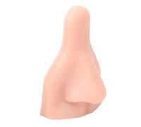 Sahgsa 3 modelos de nariz de silicona, simulación de modelos de nariz humana, suave, flexible y reutilizable, modelo de nariz 3D para clases de ejercicios con textura de piel realista (piel clara)