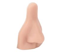 Sahgsa 3 modelos de nariz de silicona, simulación de modelos de nariz humana, suave, flexible y reutilizable, modelo de nariz 3D para clases de ejercicios con textura de piel realista (mediana