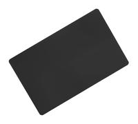 Sahgsa 50 Tarjetas de Visita de Metal Grabadas con Láser, Elegantes Espacios en Blanco de Aleación de Aluminio para Redes Profesionales, Colores Surtidos (Negro)