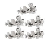Sahgsa Abrazadera de Puesta a Tierra Fotovoltaica Terminal Confiable de Aleación de Aluminio para de Montaje Solar 5PCS