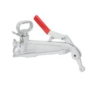 Sahgsa Acoplamiento de Remolque Resistente de 3500 Kg con Soporte de Manija para Barcos, Caravanas, Carga de Hierro Galvanizado