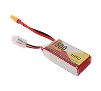 Sahgsa Batería Lipo de Alta Potencia 1500mAh 7,4V 100C 2S para RC Racing Car Quadcopter para Enchufe FPV XT60