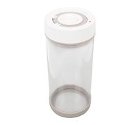 Sahgsa Bidón de café eléctrico al vacío, recipientes herméticos para alimentos, latas de almacenamiento de café, vidrio, recipiente sellado al vacío, frasco de vidrio sellado, nueces, organizador de