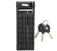 Sahgsa Cerradura Antirrobo Plegable de Aleación de Acero para Motocicleta y Bicicleta con Resistencia Al Corte Hidráulico para Seguridad en Bicicleta para Ajuste Universal 6,5 X 2,4 X 0,9 Pulgadas