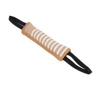 Sahgsa Cojín para mordeduras para perros, correa resistente al desgarro, juguete interactivo para entrenamiento de cachorros con mango reflectante para perros medianos y grandes (mango reflectante con