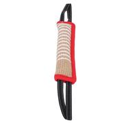 Sahgsa Cojín para mordeduras para perros, correa resistente al desgarro, juguete interactivo para entrenamiento de cachorros con mango reflectante para perros medianos y grandes (mango reflectante con