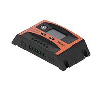 Sahgsa Controlador de Carga Solar Regulador Fotovoltaico para Batería de 12V/24V con Pantalla LED y Seguimiento MPPT (60A)