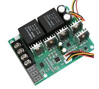 Sahgsa Controlador de Velocidad del Motor del Cepillo de Alta Precisión, Interruptor CW/CCW con Potenciómetro para una Salida Estable, Ideal para Proyectos de Robótica (Sin concha)