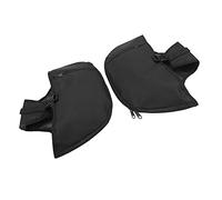 Sahgsa Cubierta Protectora Impermeable para Motor, Calentador de Piernas para Modelos Touring Trike 1980-2020, Nailon Negro, 2 Piezas