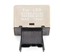 Sahgsa El relé Intermitente LED Eléctrico Soluciona Eficientemente El Problema de la Luz de Señal de Giro para /, para Entusiastas de los Automóviles, ABS Negro