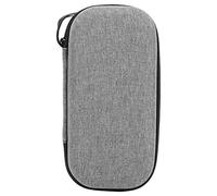 Sahgsa Estuche de Transporte para Cámara Bolsa de Almacenamiento Portátil Liviana para Bolsillo, Forro Interior de Lana Suave para Absorción de Impactos a Prueba de Polvo, Nailon Gris, 3.9" X 2.4"