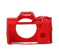 Sahgsa Funda de Silicona para Cámara Protector Lavable Duradero para A72/A7R2/A7S2 Amarillo para Entusiastas de la Fotografía (Rojo)