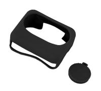 Sahgsa Funda Protectora de Silicona con Protector de Lente para Cámara de Acción GO 3S, a Prueba de Arañazos, para Viajes Al Aire Libre (Negro)