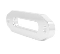 Sahgsa Guía de cuerda Hawse de aluminio, resistente al desgaste, evita enredos durante el remolque, guía de cuerda sintética para ATV UTV (6000 libras)