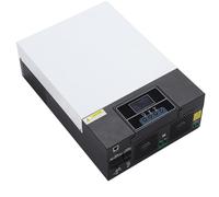 Sahgsa Inversor de Cargador Solar Fotovoltaico, Onda Sinusoidal Pura Eficiente de 5,5 KW para Uso Fuera de la Red, 48 V, Ideal para Propietarios de Viviendas y Vehículos Recreativos