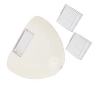 Sahgsa Juego de Tiza de Sastre Triangular Profesional para Marcar Ropa, Herramientas de Tela de Costura de 4 Colores para Sastres Domésticos, Accesorios para Manualidades de Bordado (Blanco)