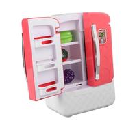 Sahgsa Juguete realista en miniatura para frigorífico, juego de rol, pequeño electrodoméstico, juguete de cocina, refrigerador de cocina para niños, con diseño de simulación para juegos de rol
