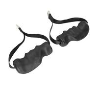 Sahgsa Mangos de Ejercicio Cómodo Agarre Recubierto de TPE para Entrenamientos en el Gimnasio en Casa 2 Piezas para Equipos de Ejercicios para Regímenes de Ejercicios Versátiles