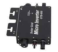Sahgsa Microinversor de Red Solar IP65 600W, Inversor de Onda Sinusoidal Pura de bajo Voltaje de Entrada para Instalación en Exteriores