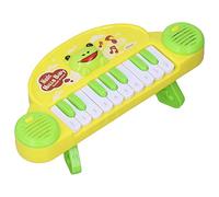 Sahgsa Mini piano de 10 teclas para teclado, material ABS, juguete educativo electrónico con reconocimiento musical, bordes limpios y brillantes, experiencia agradable y relajante, adecuado