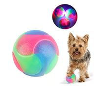 Sahgsa Pelota de Perro, Bola de Salto, Juguete de Perro Intermitente, Juguete masticable, Regalo de Pelota de Baile para Perros, nuevos Juguetes amigables para Perros