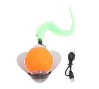 Sahgsa Pelota de Salto Automática para Perros: Juguete Multifuncional para Dispensar y Rebotar Alimentos para Mascotas Activas