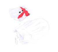 Sahgsa Pet Specific Disfraz de Chef para Mascotas, Lindo y Elegante, para Gato, Ropa Lavable Ajustable para Jugar en la Cocina (S)