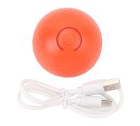 Sahgsa Rollball Activo Perros PC TPU Activado Movimiento Automático Rolling Ball Juguete Interactivo Perro Pelota Mascota Pelota con Luz LED para Pequeños y Medianos