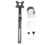 Sahgsa Soporte de ranura de fresado 4 en 1, aleación de aluminio, ajustable con base extraíble para carpintería, fresado, corte de ranuras