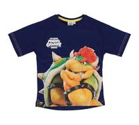 SAHINLER diseñador de universo Super Mario - Camiseta infantil Bowser Super Mario Galaxy - 100% algodón - Estilo Sportswear Casual - Jersey suave 160 GSM - Azul marino, azul marino, 5-6 Años