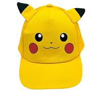 Sahinler Pokemon Pikachu 3D Casquette Enfant NW1240 Talla 54/56, Amarillo, Talla única
