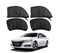 SAHODIYI 4 Piezas Parasol de Coche Lateral Mosquitera Infantil para Nissan Navara D22 Bj. 1997-2004, Parasol Coche Bebe Protección UV y Anti-Mosquitos Protege A Niños y Mascotas,4 PCS #Sedan Style