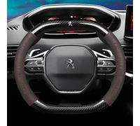 SAHODIYI Funda Volante Coche para Peugeot 3008 5008 GT SUV Allure 2017-2023 2024, Protector Volante Coche Accesorio Interior, Antideslizante, Duradera,E