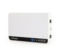 SAI compacto Gembird EG-UPS-DC18 18W 12V 2200Ah Li-ion blanco regulación ±5% LED